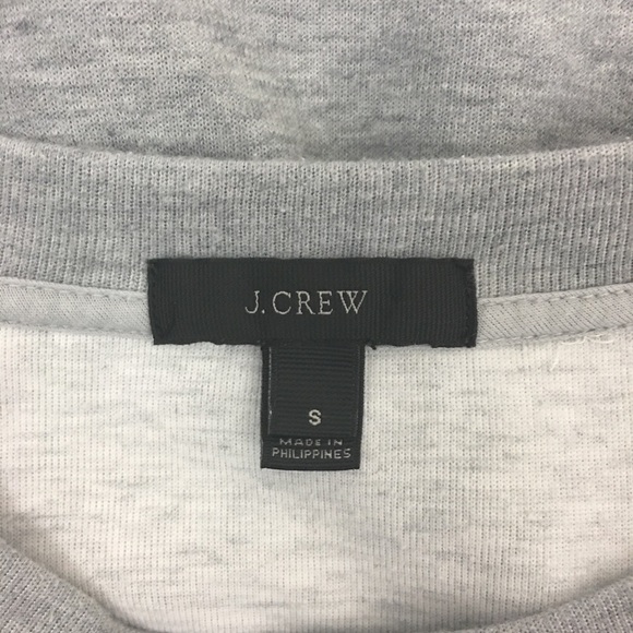 J. Crew Style B7121 Paneled Lace Sweatshirt Small - Picture 5 of 5